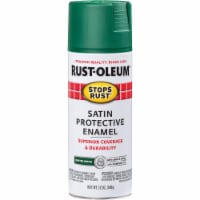 Rust-Oleum Stops Rust Decor 12 Oz. Satin Spray Paint, Hunter Green 7732830