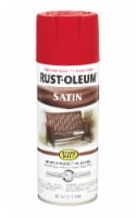 Rust-Oleum Stops Rust Satin Heritage Red Spray Paint 12 oz. - Total Qty: 6; Each Pack Qty: 1 Perspective: Main