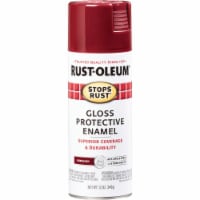 Rust-Oleum Stops Rust Burgundy Gloss Anti-Rust Spray Paint Perspective: Main