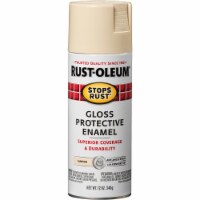 Rust-Oleum® Stops Rust® Gloss Spray Paint - Almond Perspective: Main