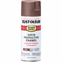 Rust-Oleum Stops Rust Decor 12 Oz. Satin Spray Paint, Chestnut Brown 7774830