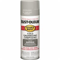 Rust-Oleum® Stops Rust® Cold Galvanizing Compound Spray Paint - Gray Perspective: Main
