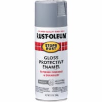 Rust-Oleum® Gloss Protective Enamel Spray - Smoke Gray Perspective: Main