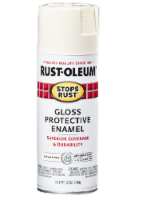 Rust-Oleum Stops Rust Gloss Canvas White Spray Paint 12 oz. - Total Qty: 1; Each Pack Qty: 1 Perspective: Main