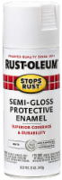 Rust-Oleum Stops Rust Semi-Gloss White 12 Oz. Anti-Rust Spray Paint 7797830
