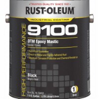 Rust-Oleum Epoxy Mastic Base,9100,Black,1 gal,Can 9179402