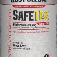 Rust-Oleum Floor Coating,AS9100,SilverGray,1gal,Kit AS9182425