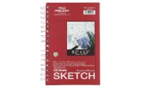 Pro Art Sketch Pad 8.5x5.5 60lb 100pc Side Wire