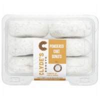Clyde's Donuts® Classic Powdered Cake Donuts Perspective: Main