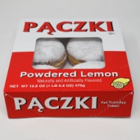 Clyde's Donuts Powdered Lemon Paczki Perspective: Main
