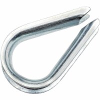 Campbell 1/4 In. Galvanized Wire Rope Cable Thimble T7670629