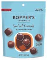 Kopper's Milk & Dark Chocolate Covered Sea Salt Caramels Perspective: Main