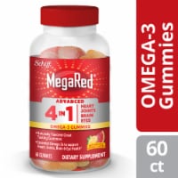 Schiff MegaRed® Advanced 4-in-1 Watermelon & Orange Omega-3 Gummies Perspective: Main