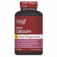 Schiff® Super Calcium Plus Magnesium Softgels Perspective: Main