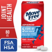 Move Free Joint Health Advanced Plus MSM & Vitamin D3 Tablets Perspective: Main
