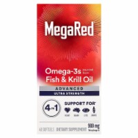 Schiff MegaRed® Advanced 4 In 1 Omega-3s Ultra Strength 900 mg - 40 Softgels Perspective: Main