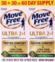 Schiff Move Free Ultra 2-In-1 Joint Health with ComfortMax Coated Tablets Perspective: Main