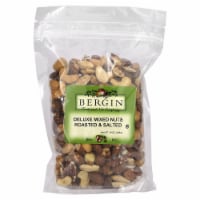 Bergin Fruit and Nut Company Deluxe Mixed Nuts Roasted & Salted - 16 oz (454 g) Perspective: Main