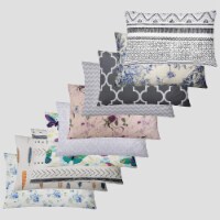 Multi-Pack Breathable Lightweight Microfiber Standard Pillow Covers 2-Pack Print