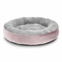 2-Pack: Mystery Deal Anti-Anxiety Round Warm Plush Fluffy Pet Cuddler Cushion Bed 21 x 21
