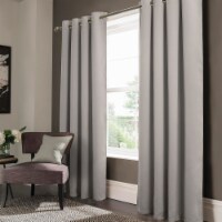 2-Panel Anchorage Thermal Insulated Blackout Grommet Window Drapes Curtain Panel Pair 84