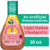 Newman's Own Light Italian Vinaigrette Salad Dressing Perspective: Main