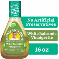 Newman's Own White Balsamic Vinaigrette Salad Dressing Perspective: Main