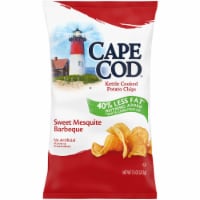 Cape Cod Potato Chips Less Fat Sweet Mesquite Barbeque Kettle Chips Perspective: Main