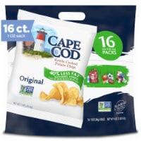 Cape Cod Potato Chips Original Less Fat Kettle Chips Snack Bags Perspective: Main