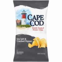 Cape Cod Potato Chips Sea Salt And Cracked Pepper Kettle Chips Perspective: Main