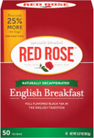 Red Rose Decaffeinated English Breakfast Tea Perspective: Main