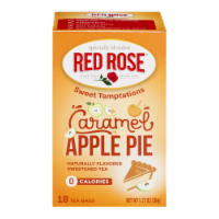 Red Rose Sweet Temptations Caramel Apple Pie Flavored Tea Bags Perspective: Main