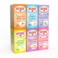 Red Rose Sweet Temptations Dessert Tea Variety Pack, 6 Pack (108 tea bags)