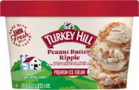 Turkey Hill® Peanut Butter Ripple Ice Cream Tub Perspective: Main