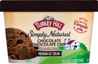 Turkey Hill® Simply Natural Chocolate Chocolate Chip Ice Cream Tub Perspective: Main