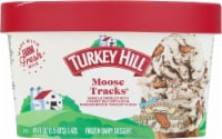 Turkey Hill® Moose Tracks® Frozen Dairy Dessert Tub Perspective: Main