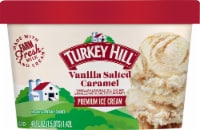Turkey Hill® Vanilla Salted Caramel Ice Cream Tub Perspective: Main