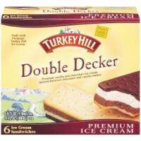 Turkey Hill Double Decker Premium Ice Cream Sandwiches Perspective: Main