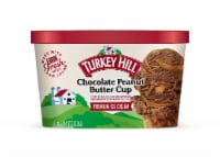 Turkey Hill® Chocolate Peanut Butter Cup Ice Cream Tub Perspective: Main
