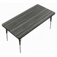 Correll A2436-REC-52 1.25 in. High Pressure Top Rectangular Activity Tables, New England Drif