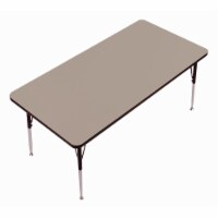 Correll A48-OCTS-54 1.25 in. High Pressure Top Octagonal Activity Tables, Savannah Sand - 48