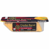 Cracker Barrel Cracker Cuts Extra Sharp Yellow Cheddar Cheese Slices