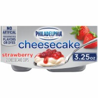 Philadelphia Strawberry Cheesecake Cups, Pack, Cups Perspective: Main