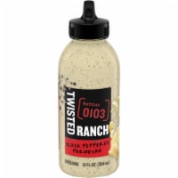Twisted Ranch Black Peppered Parmesan Sauce & Dressing, Bottle Perspective: Main