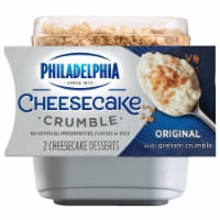 Philadelphia Cheesecake Crumble Original Cheesecake Desserts with Graham Crumble