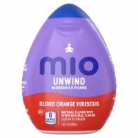mio Unwind Blood Orange Hibiscus Liquid Water Enhancer with Magnesium & B Vitamins, Bottle Perspective: Main