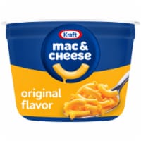 Kraft Original Mac N Cheese Macaroni and Cheese Cups Easy Microwavable Dinner Perspective: Main