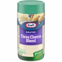 Kraft Three Cheese Blend Grated Cheese