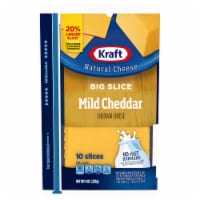 Kraft Big Slice Mild Cheddar Cheese Slices Perspective: Main