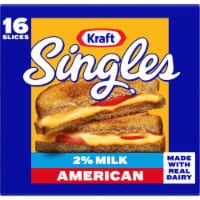Kraft Singles American Cheese Slices with 2% Milk